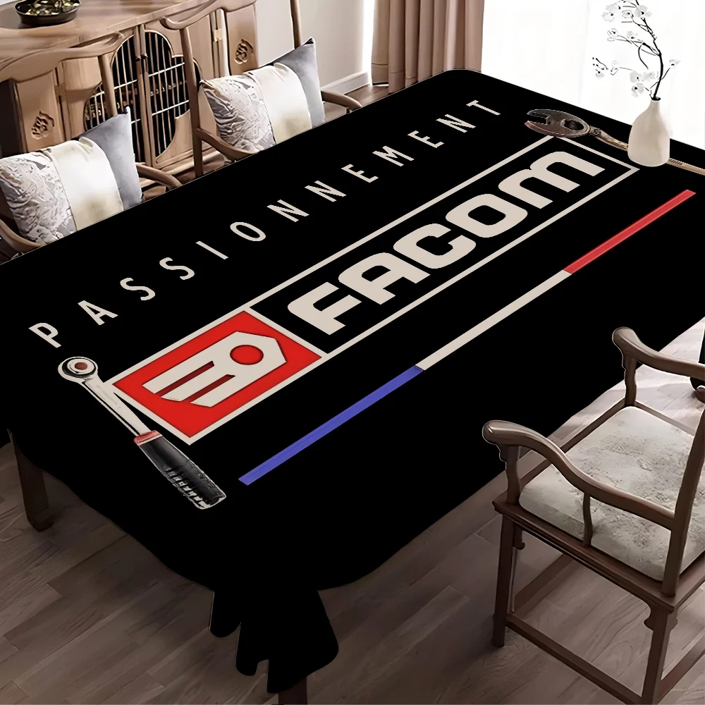 FACOM Logo Tischdecke Home Dinner Party Tischdecke Hochzeit Bankett Outdoor Party Abdeckung Hotel Dekoration Tischdecken Image