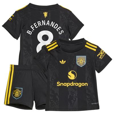Manchester United adidas Ausweich-Kit Baby 2025-26 mit Aufdruck B. Fernandes 8 Image