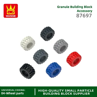 36pcs/lot Reifen baustein moc lose Teile kompatibel mit Ziegeln DIY Kinderspiel zeug Montage Geschenk Aufbewahrung sbox Image