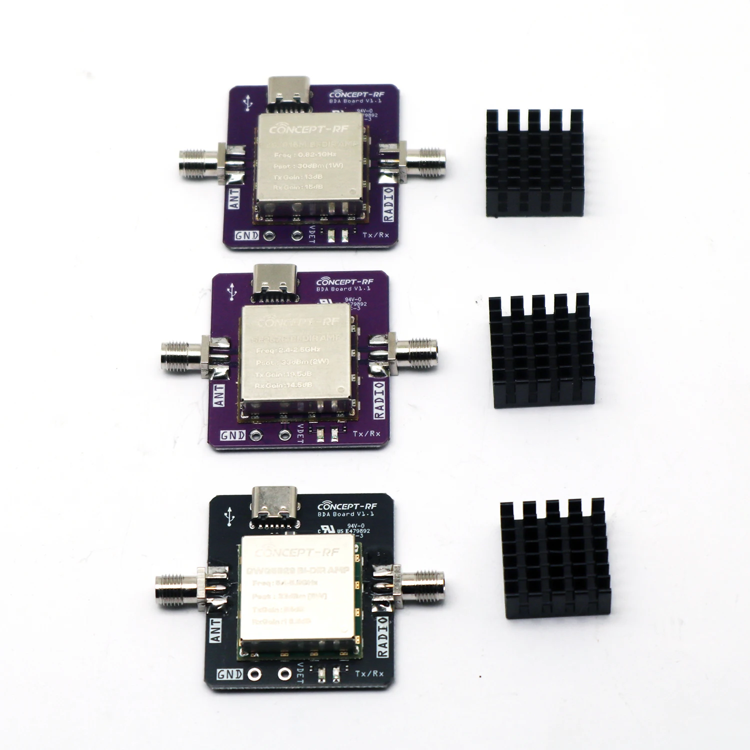 868M 915M 2,4G 5,8G Zwei-Wege Verstärker 2W RF POWER AMP SMA Empfänger sender Signal LORA Helium Miner WiFi Drone Bild Trans Image