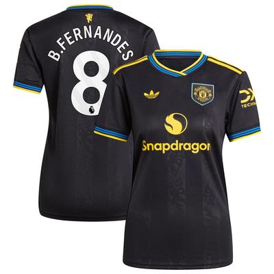 Manchester United adidas Ersatztrikot 2025-26 – Damen mit Aufdruck B. Fernandes 8 Image