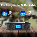 Lettore CD portatile Supporto USB/TF Altoparlante audio Bluetooth wireless Radio FM Lettore musicale Display LCD Radio FM Spina UE/Regno Unito/USA