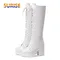 British Winter Women Knee High Boots White Black Party Office Dress Lady Round Toe Block Heels Zipper Long Riding Platform Boots