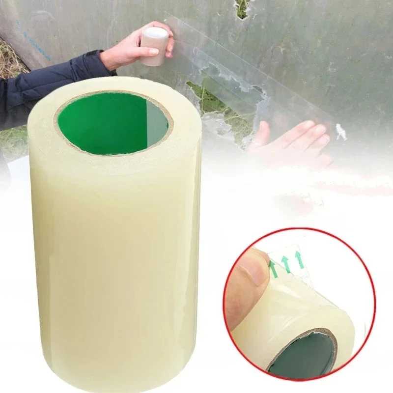 Reparatur Patch Film UV Beständig Transparent Gewächshaus Starke Landwirtschaft Garten Film Reparatur Klebstoff Schuppen Band Reparatur Band Image
