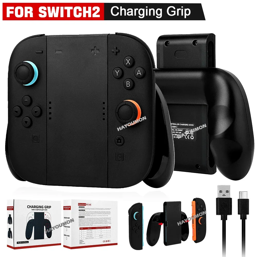 Für Switch 2 Ladegerät Grip Halterung für NS2 Joystick Controller Grip Griff Tragbare Ladestation für Switch 2 Gaming Zugriffs Image