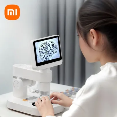 Xiaomi Intelligent Microscope With Screen Intelligent Wifi Science Experiment Student Biology High-Definition Display Amplifier