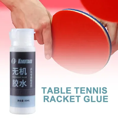 Tischtennisschlägerkleber, Kleber auf Wasserbasis, Tischtennisschläger, Gummibindung, einfach zu verwendende Tischtennisgeräte Image