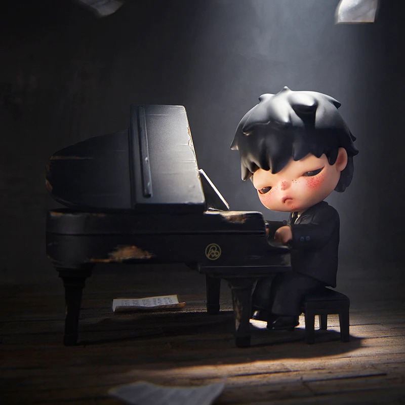 POP MART Hirono The Pianist Figure Limited Edition Limitiert auf 2 Stück pro Bestellung Image