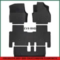 Tappetini in TPE per KIA EV9 7 posti 2023-2025 RHD impermeabile antiscivolo vestibilità personalizzata copertura completa per tutte le stagioni
