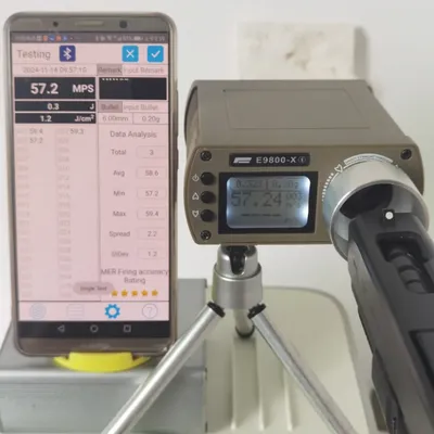 Bullet Firing Speed Chronograph Shooting Chronograph LCD Chronoscope E9800X Bluetooth Speed Tester Measuring Instruments