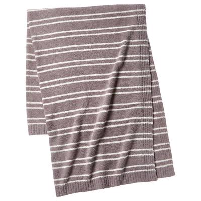 Barefoot Dreams Cozychic Doubled Stripe Blanket 45X60 - Beach Ro