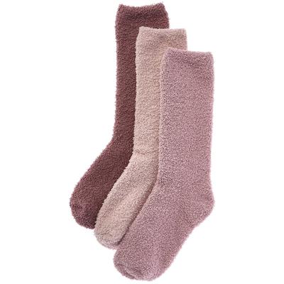 Barefoot Dreams 3Pk Cozychic Socks
