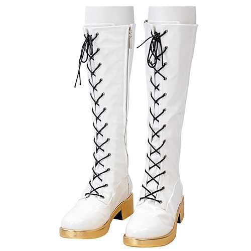 Von koreanischen Idolen inspiriert Popstar Schuhe Stiefel Kostüm Virtuelles Idol for Damen Erwachsene Halloween Karneval Leistung Comic-Konzert Anime Expo Image
