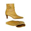Esprit Damen Stiefelette, Gr. 36, gelb, Leder