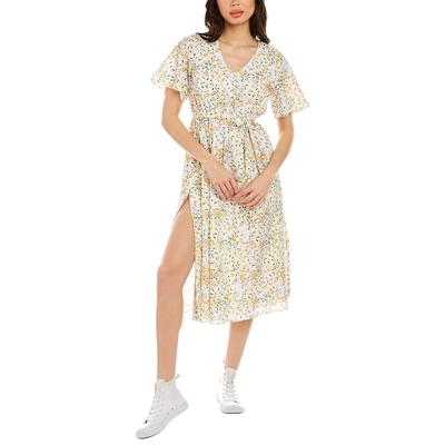 Celina Moon Belted Midi Dress