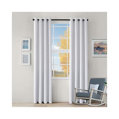 Superior Set Of 2 Zuri Blackout Curtains With Grommet Top Header