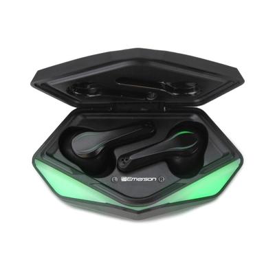 Emerson True Wireless Gaming Earbuds With Charging Case