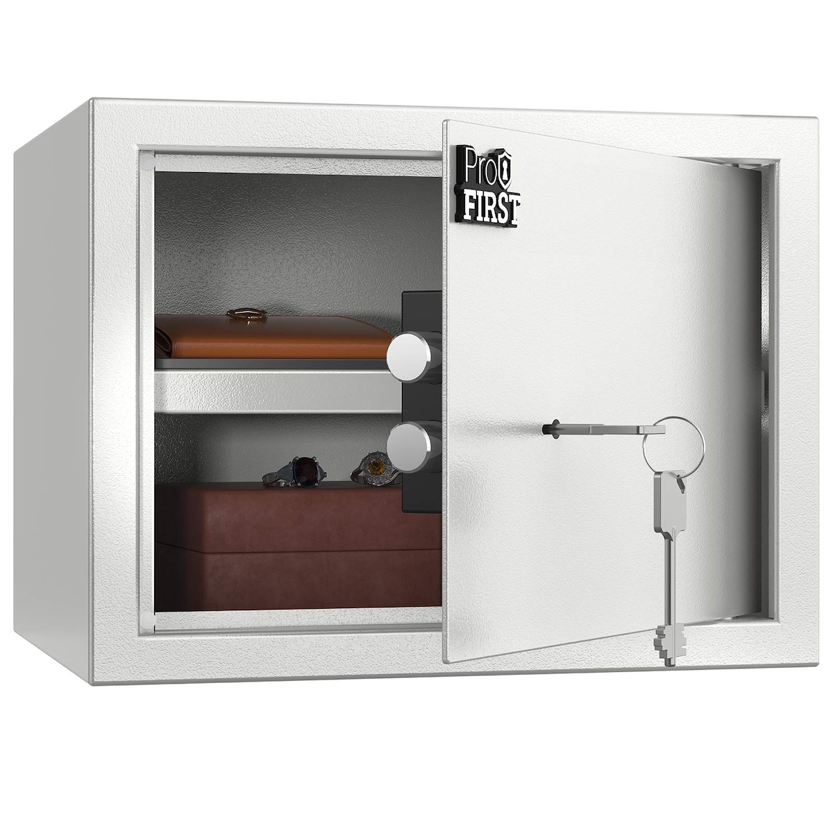 Profirst Möbeltresor Guardian 3 Doppelbarschloss Silber Image