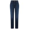 Slim-fit-Jeans BOSS ORANGE "Ada Slim Premium Damenmode", Damen, Gr. 33, Länge 30, blau 400, Denim/Jeans, Obermaterial: 90% Baumwolle, 10% Lyocell, unifarben, casual, slim fit normal, Jeans, High Rise