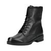 Schnürstiefelette GABOR "Gabor Stiefelette Leder", Damen, Gr. 44, schwarz, Leder, casual, Schuhe