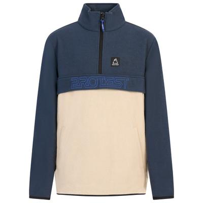 Protest - Kid's Prtskylar 1/4 Ziptop - Fleecepullover Gr 116 blau/beige Image