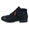 Winterboots BUGATTI, Herren, Gr. 40, schwarz, Lederimitat, casual, Schuhe, Boots, Schnürboots, Workerboots mit Innenreißverschluss