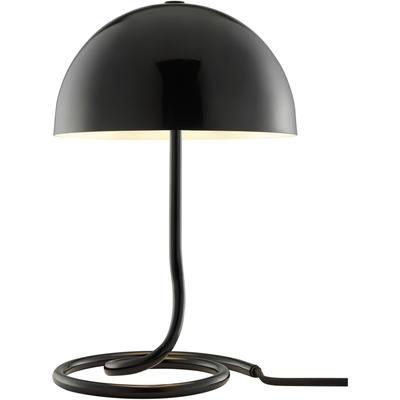 MY HOME Tischleuchte "Sira", schwarz, Ø 20,00cm,, Lampen, G9 Fassung, Ø 20 cm, Metall, mit Spiralfuß Image