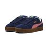 Sneaker PUMA "Suede XL Sneakers Erwachsene", Gr. 48, persian blau gum beige, Obermaterial: Kuhleder, Synthetik; Futter: Textil, Synthetik; Innensohle: Textil; Laufsohle: Gummi, Schuhe