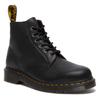 Schnürboots DR. MARTENS "101", Damen, Gr. 40, schwarz, Leder, casual, Schuhe, Stiefel, Boots mit Blockabsatz