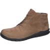 Schnürboots WALDLÄUFER "HECTOR", Herren, Gr. 9,5 (44), braun (schlamm), Nubukleder, unifarben, sportlich, Schuhe, High Top Sneaker, Stiefelette, Casual-Boots in Komfortweite H
