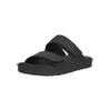 Sandale CLARKS "Litton", Herren, Gr. 43, schwarz, casual, Schuhe, mit Doppelriemenverschluss