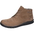 Schnürboots WALDLÄUFER "HECTOR", Herren, Gr. 9 (43), braun (schlamm), Nubukleder, unifarben, sportlich, Schuhe, High Top Sneaker, Stiefelette, Casual-Boots in Komfortweite H