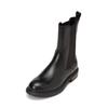 Chelseaboots MARC O'POLO "aus edlem Rindleder", Damen, Gr. 38, schwarz, Obermaterial: 100% Leder (Rind), unifarben, Schuhe
