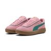 Sneaker PUMA "PUMA Club Klassika Sneakers aus Wildleder Damen", Gr. 35.5, pinkscape wild grün gold pink, Obermaterial: Textil, Kuhleder, Synthetik; Futter: Textil, Synthetik; Innensohle: Textil; Laufsohle: Gummi, Schuhe