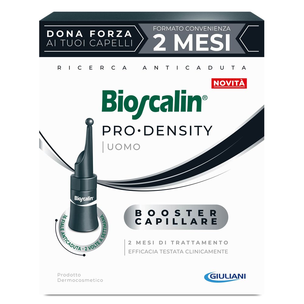 Bioscalin Pro-Density Uomo Booster Capillare 2 Mesi Trattamento 16x2,5