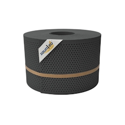 zaun|zu® Sichtschutz PP Premium Gelocht 20 Prozent Streifen Anthrazit 50m