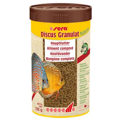 Sparpaket: 2x250ml sera Discus Granulat Nature Fischfutter