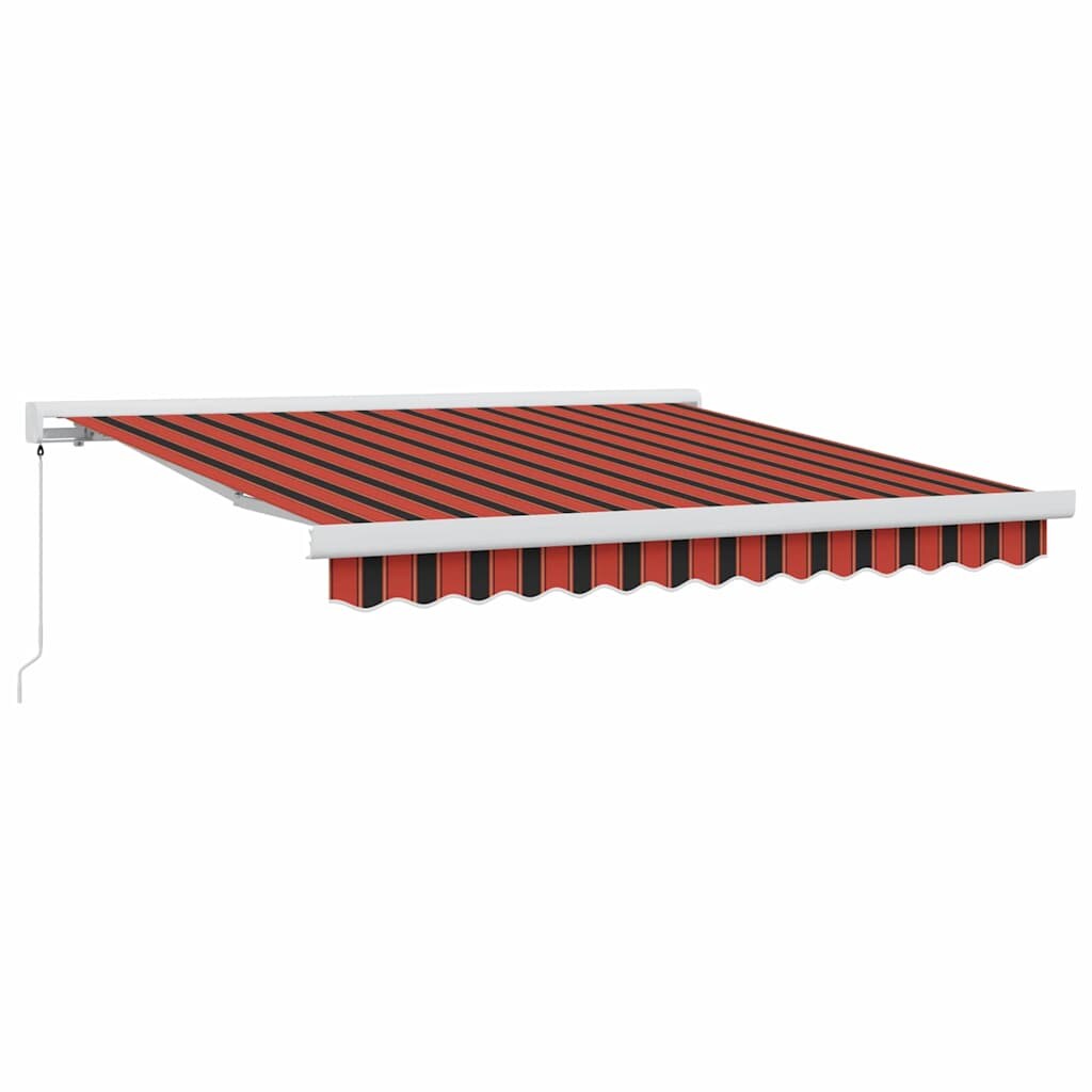 vidaXL Einziehbare Markise Rot und Schwarz 300 x 250 cm Image