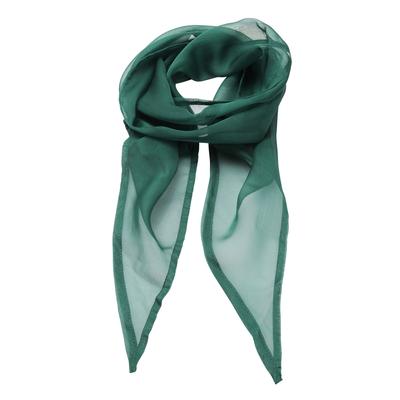 Premier Damen Chiffon-Schal / Chiffon-Halstuch (Flaschengrün) Image