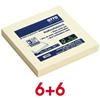 OTTO Office 12x Haftnotizblock 75 x 75 mm gelb