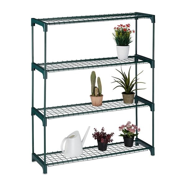 relaxdays Pflanzenregal mit 4 Ablagen Image