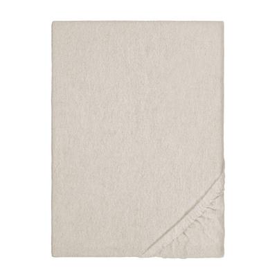 biberna Spannbetttuch Melange kitt, 180x200 cm - 200x200 cm Image