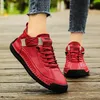 Neue Mode Turnschuhe Handgemachte Leder frauen Schuhe Mid-Top Frauen Casual Wohnungen Schuhe Slip auf Loafers Zapatillas De mujer