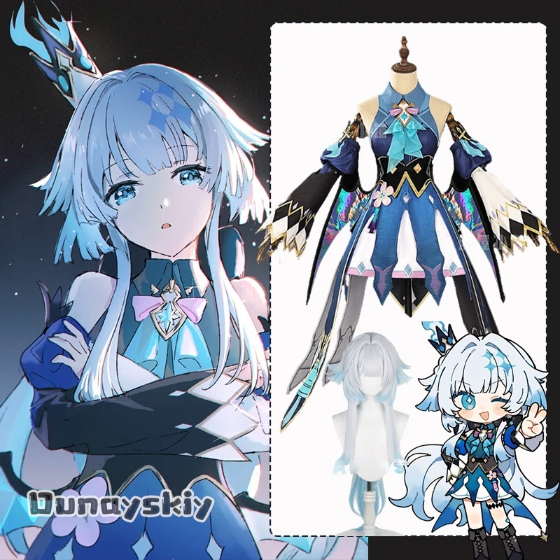 Honkai Star Rail Cerydra Cosplay Kostüm Cerydra Perücke Schuh Kleid Uniform Set Halloween Party Verkleidung für Erwachsene Frauen Mädchen