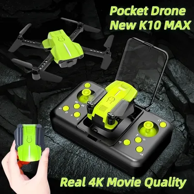 New K10 Mine Drone Pocket 8K HD Camera FPV RC Profesional RTF Quadopter Foldable Obstacle Avoidance Aircraft Gift Children Kid