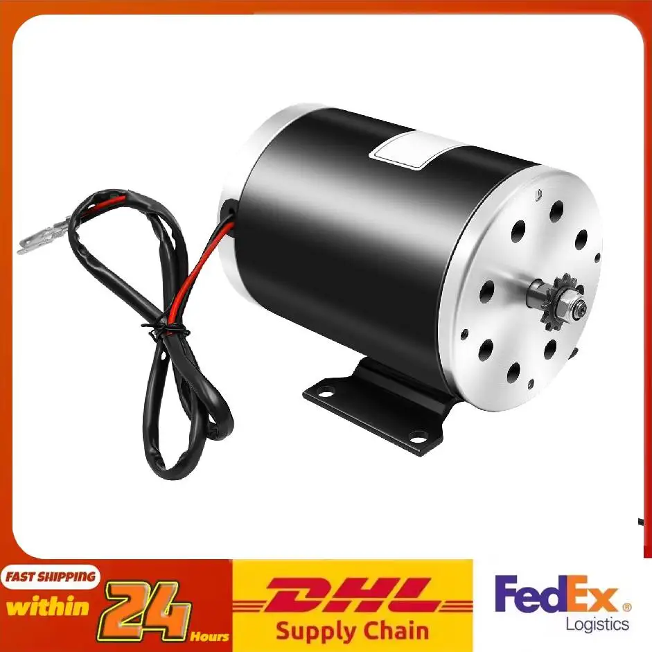 36V Bürstenmotor 1000W Gleichstrommotor 3000rpm Motor 25H-11T Kettenmotor Elektrofahrräder Roller Langlebig Leistungsstark Sicher Leicht zu reinigen Image