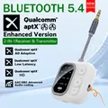 Ricevitore e trasmettitore audio Bluetooth aptX 2 in 1, aptX-Adaptive AD/HD/LL AAC, jack AUX da 3,5 mm, adattatore wireless multipunto HiFi per TV, PC, kit per auto, altoparlante, auricolare Bluetooth
