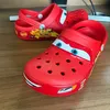 Disney Pixar Mcqueens Cartoon wasserdichte, atmungsaktive EVA-Hausschuhe mit Knöchelwickel für Erwachsene, lässige Outdoor-Sandalen, Damenschuhe