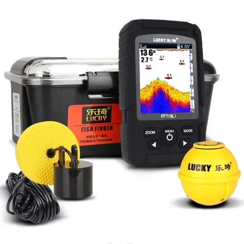 Heiße VerkäufePortable Deeper Smart Lucky Fishfinder Sonar FF718Li Echolot Kamera Für Angeln Unterwasser Sonar Fisch Finder
