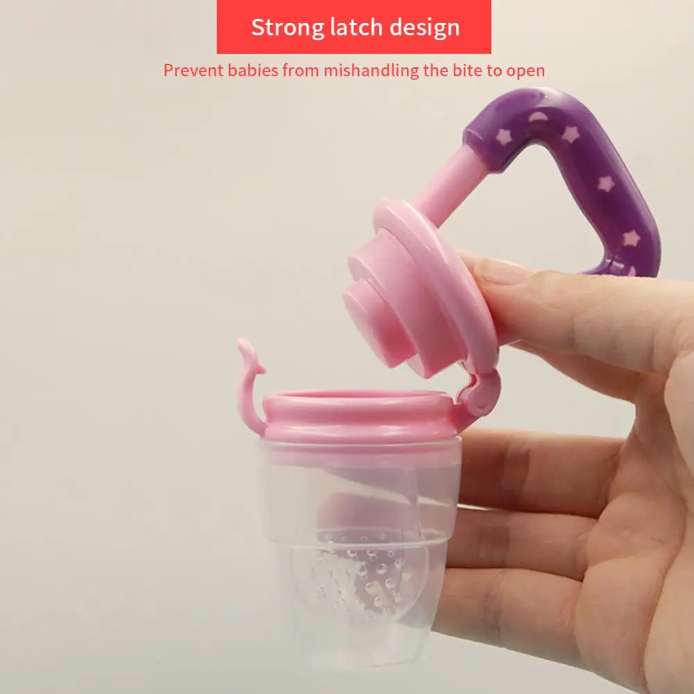 Lebensmittelqualität Baby Obst Feeder Schnuller Silikon Kinder Kauen Feeder Brustwarzen Fütterung Zubehör Baby Schnuller Lebensmittel Mastikhalter Image